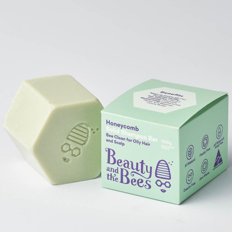 Bee Clean for Oily Hair and Scalp - pH Balanced Shampoo Bar